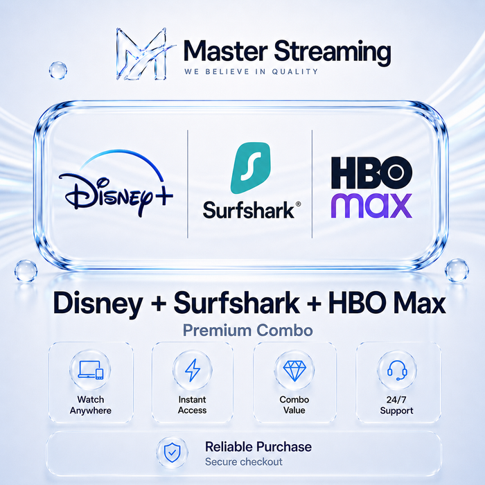 Disney Plus, HBO Max & Surfshark Combo